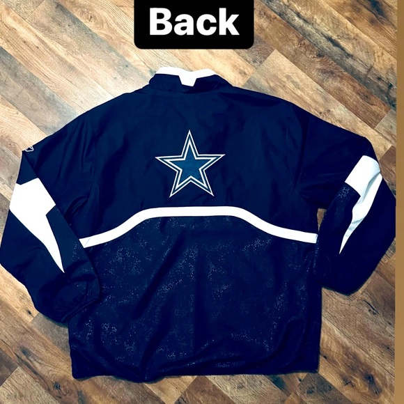 NFL REEBOK COWBOYS Jacket/Windbreaker - Picture 2 of 5